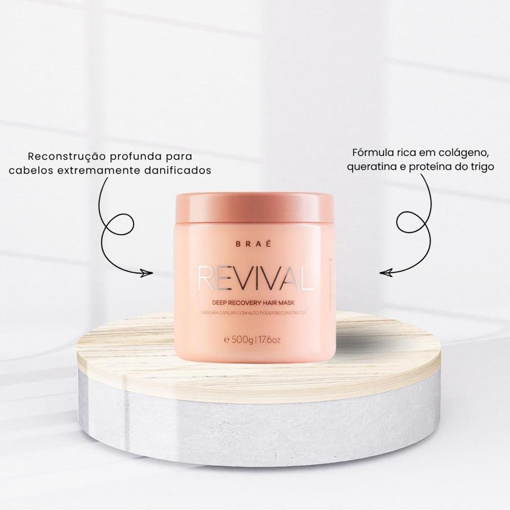 Kit Braé Revival Home Care 4 Produtos ÚNICO