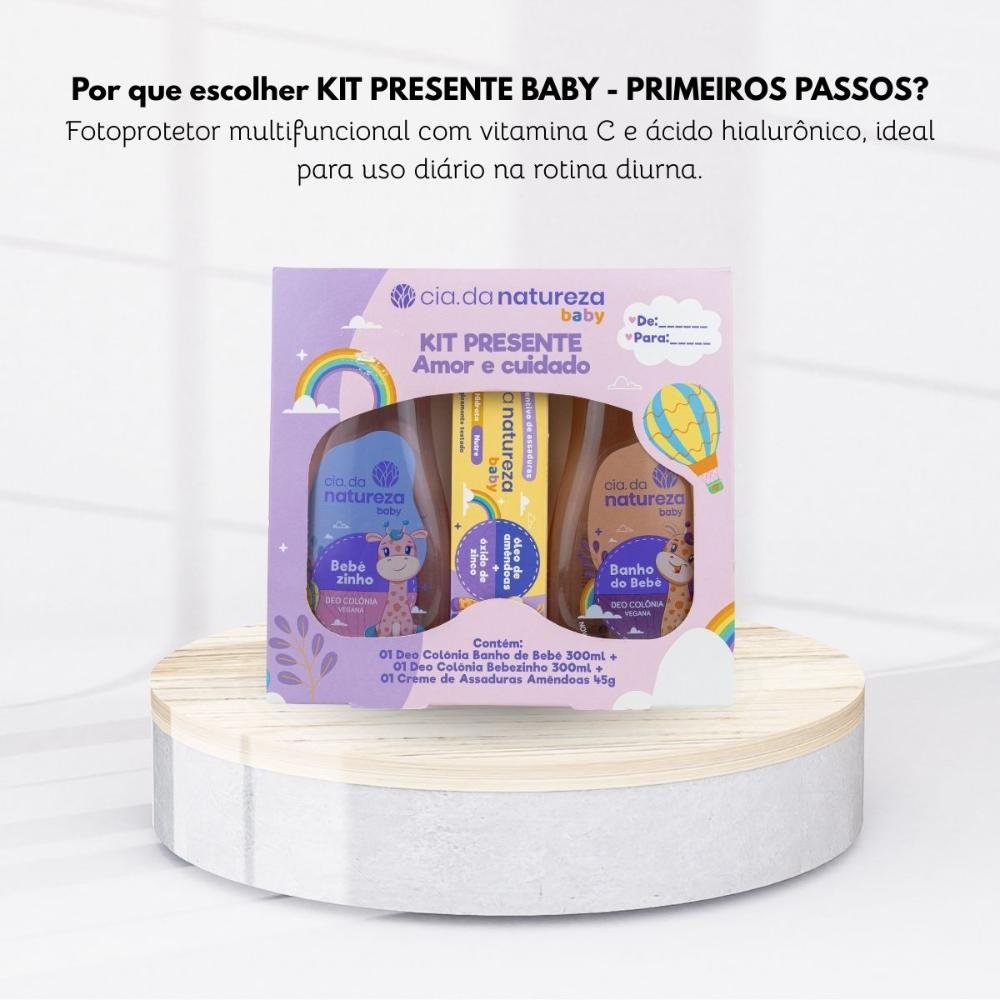 Cia da Natureza Kit Presente Baby Amor e Cuidado ÚNICO 2