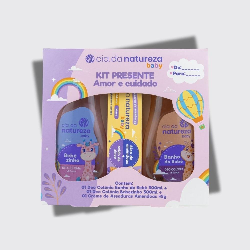 Cia da Natureza Kit Presente Baby Amor e Cuidado ÚNICO 7