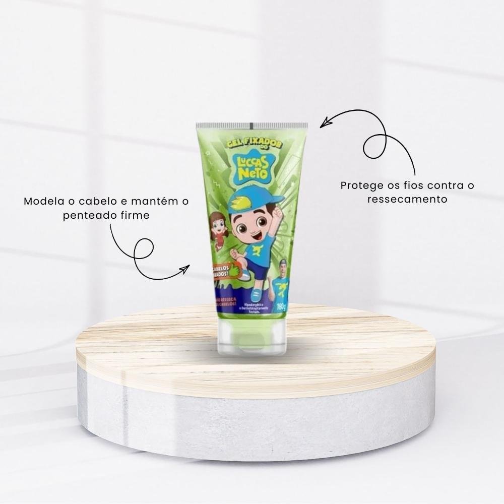 Cia da Natureza Luccas Neto Gel Fixador para Cabelos 180 g 180g 2