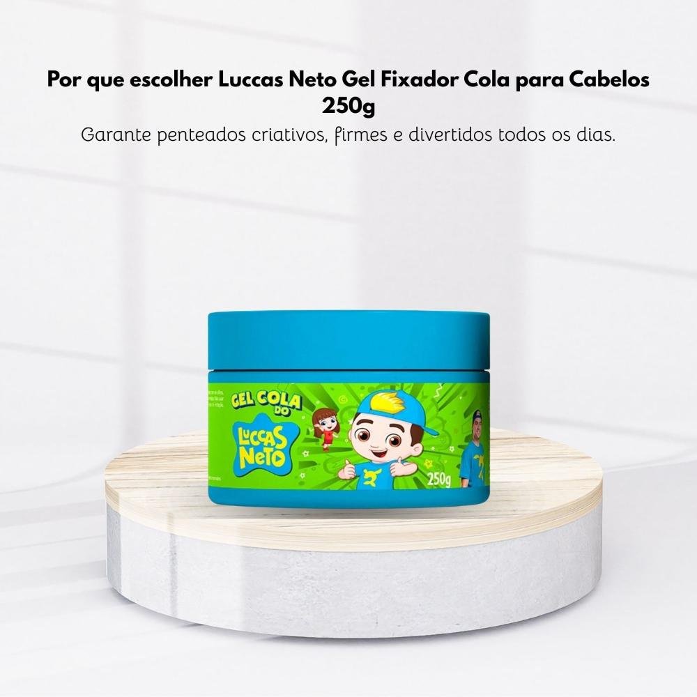 Cia da Natureza Luccas Neto Gel Fixador para Cabelos 250 g 250g 5