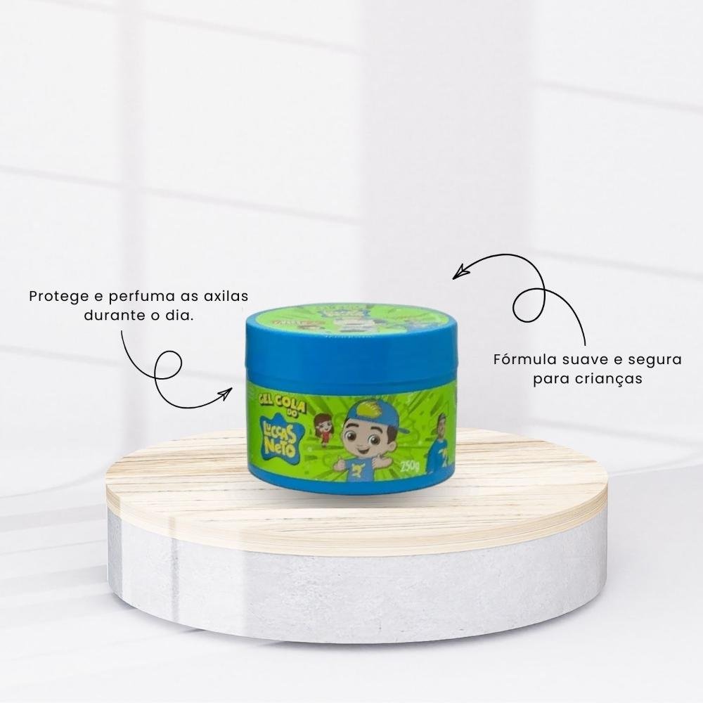 Cia da Natureza Luccas Neto Kit Shampoo 3 em 1  Gel Fixador ÚNICO 4