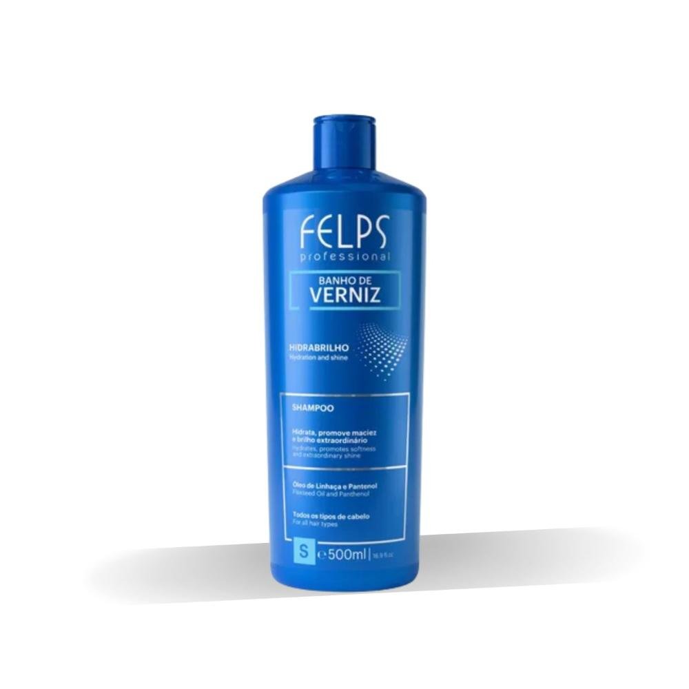 Felps Banho de Verniz Shampoo Brilho Intenso 500 ml 500ml 9