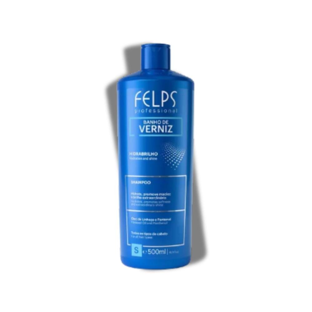 Felps Banho de Verniz Shampoo Brilho Intenso 500 ml