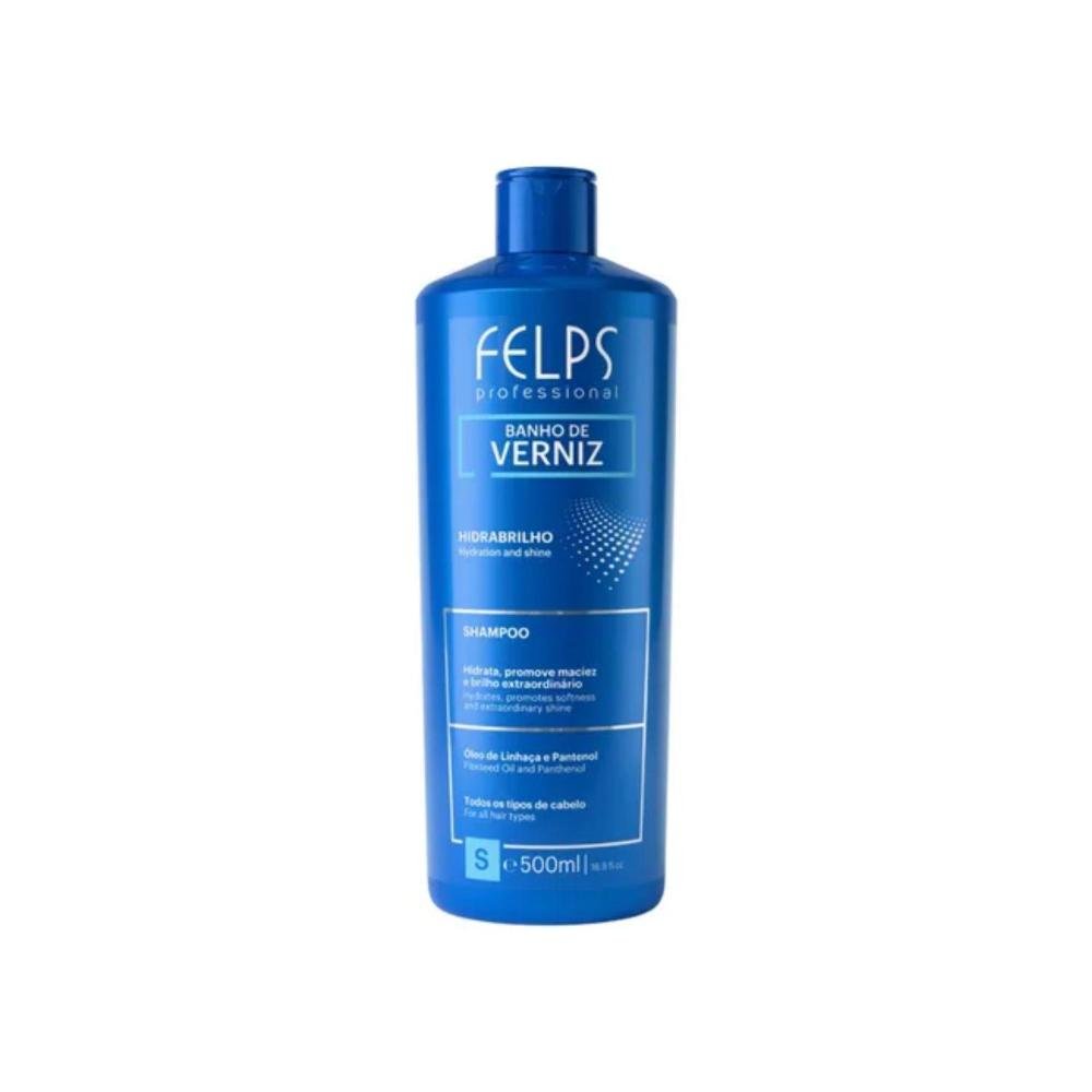 Felps Banho de Verniz Shampoo Brilho Intenso 500 ml 500ml 3