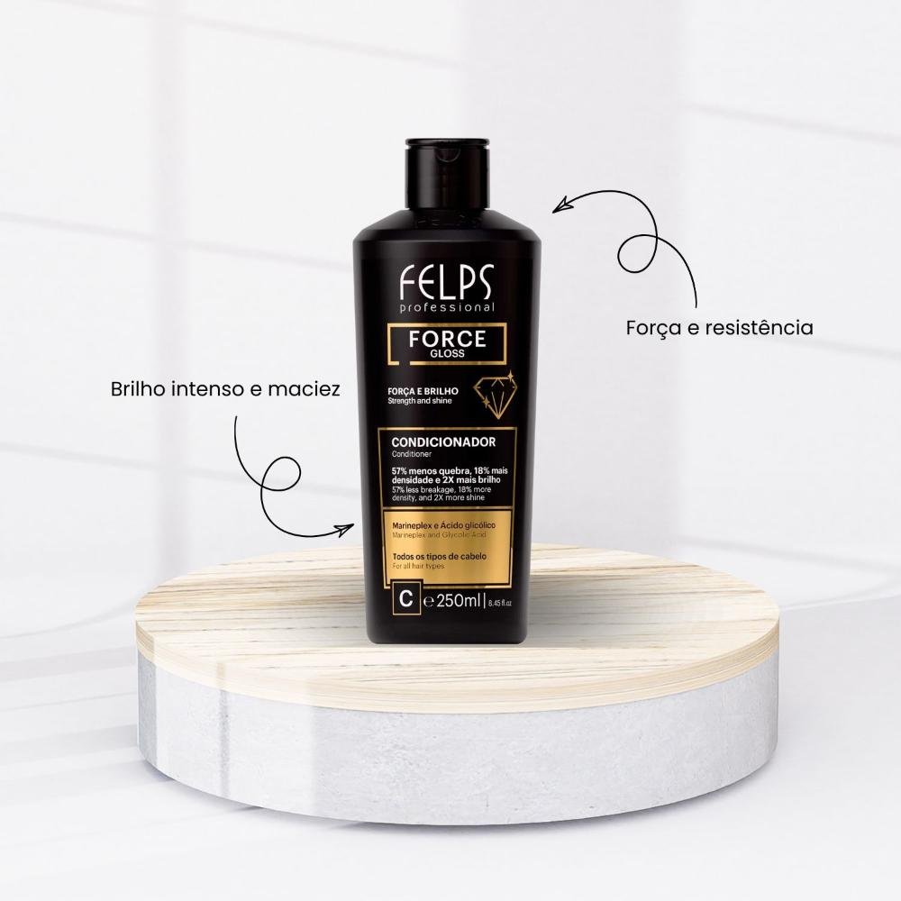 Felps Force Gloss Condicionador Força e Brilho 250 ml 250ml 2