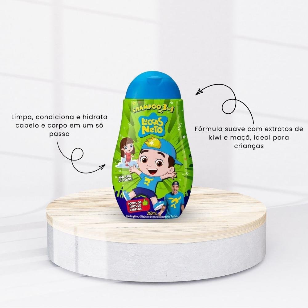 Cia da Natureza Luccas Neto Shampoo 3 em 1 260 ml 260ml 2
