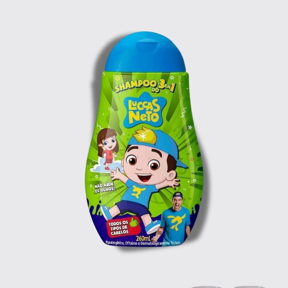 Cia da Natureza Luccas Neto Shampoo 3 em 1 260 ml 260ml 4