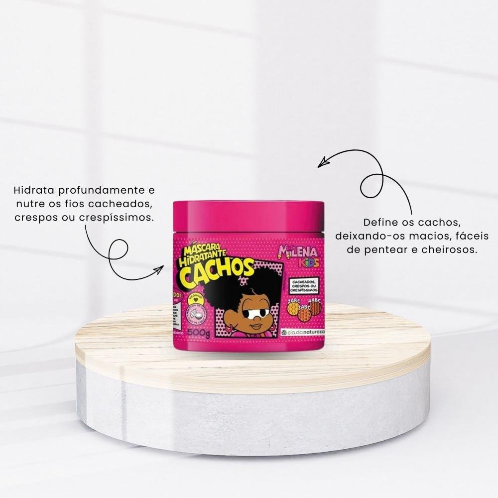 Cia da Natureza Milena Kids Mascara Hidratante Cachos 500 g 500g 2
