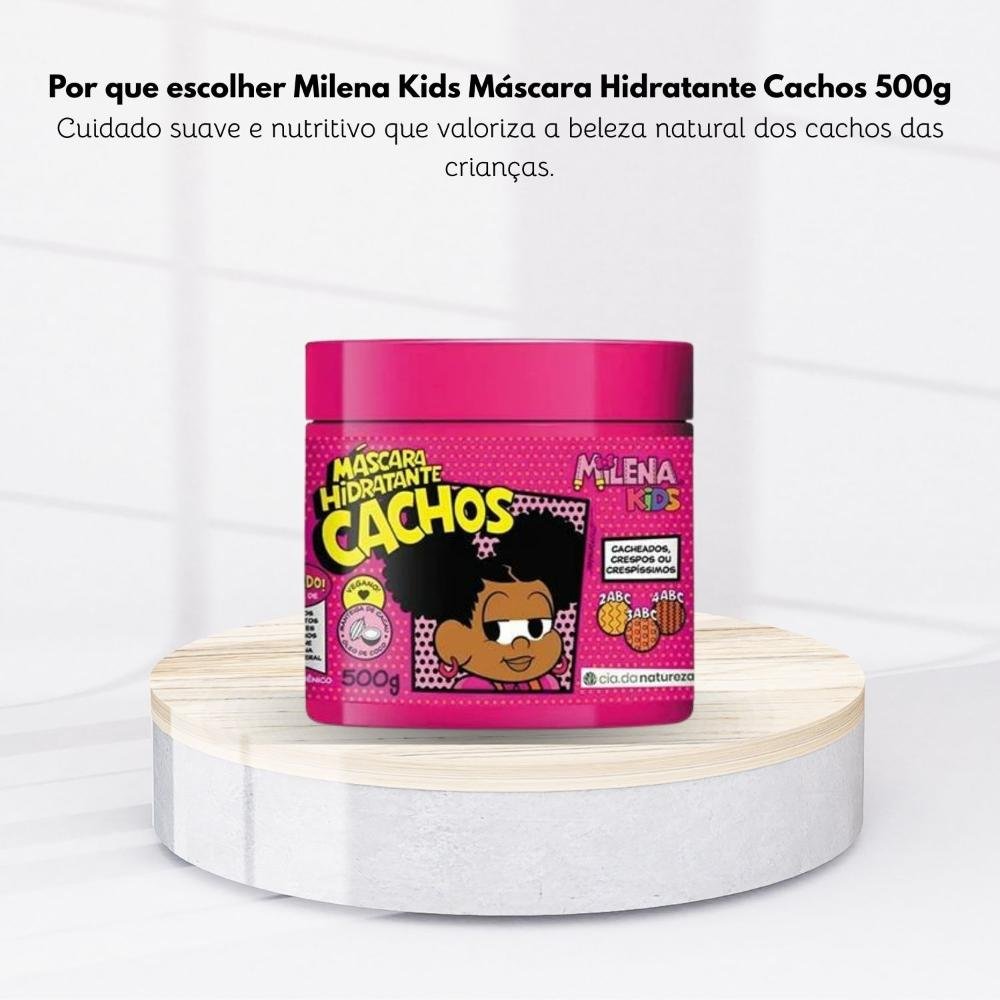 Cia da Natureza Milena Kids Mascara Hidratante Cachos 500 g 500g 5