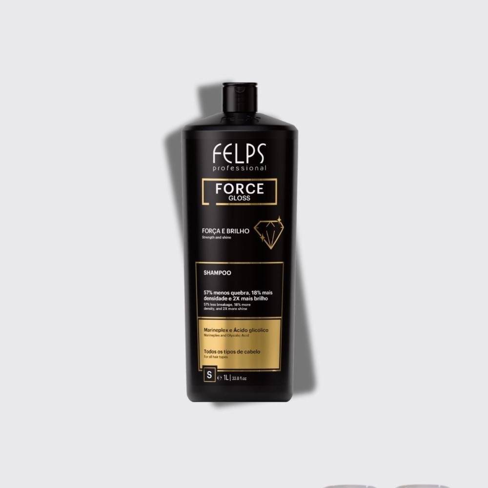 Felps Force Gloss Shampoo Força e Brilho 1L 1L 5