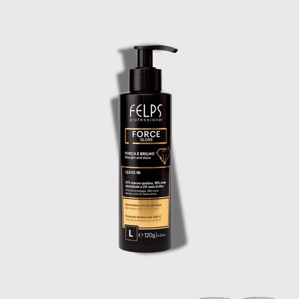 Felps Force Gloss Leave In Força e Brilho 120 g 120g 4