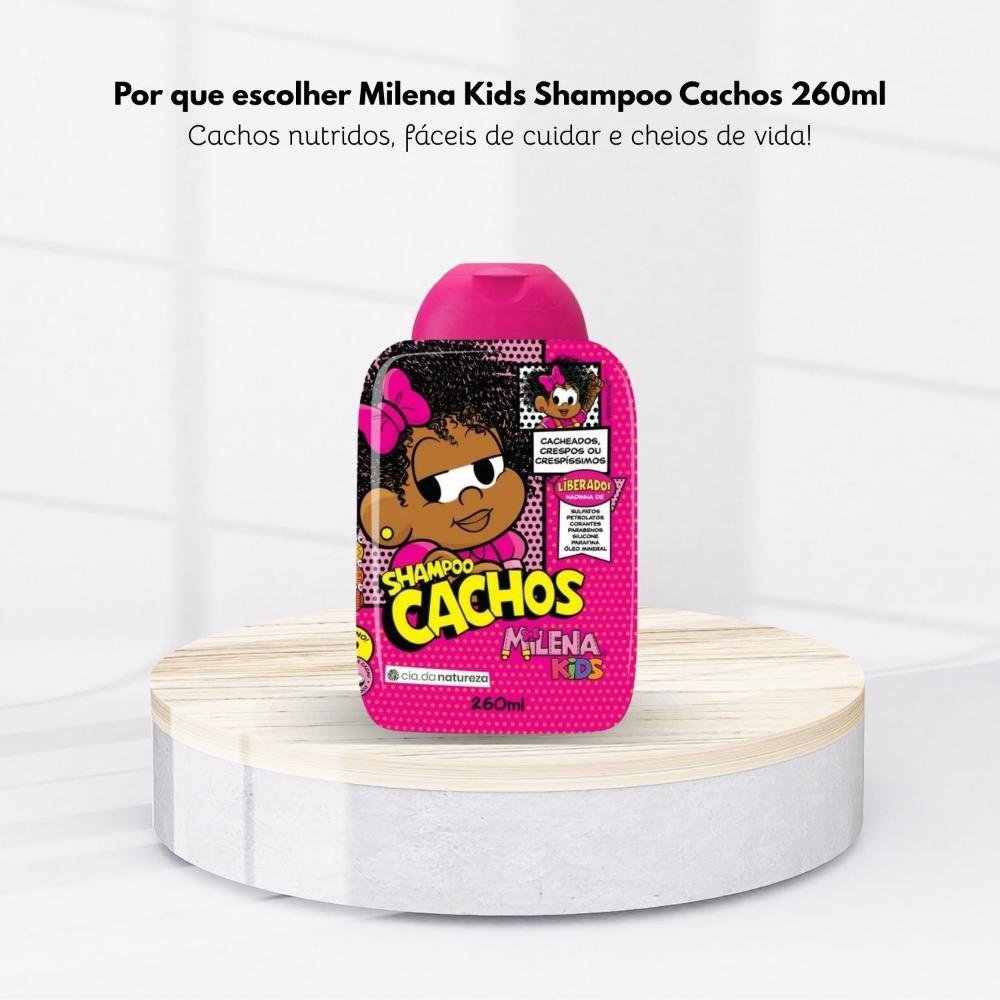 Cia da Natureza Milena Kids Shampoo Cachos 260 ml 260ml 5