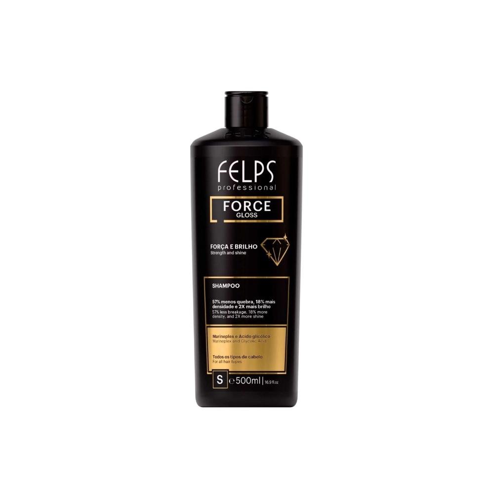 Felps Force Gloss Shampoo Força e Brilho 500 ml