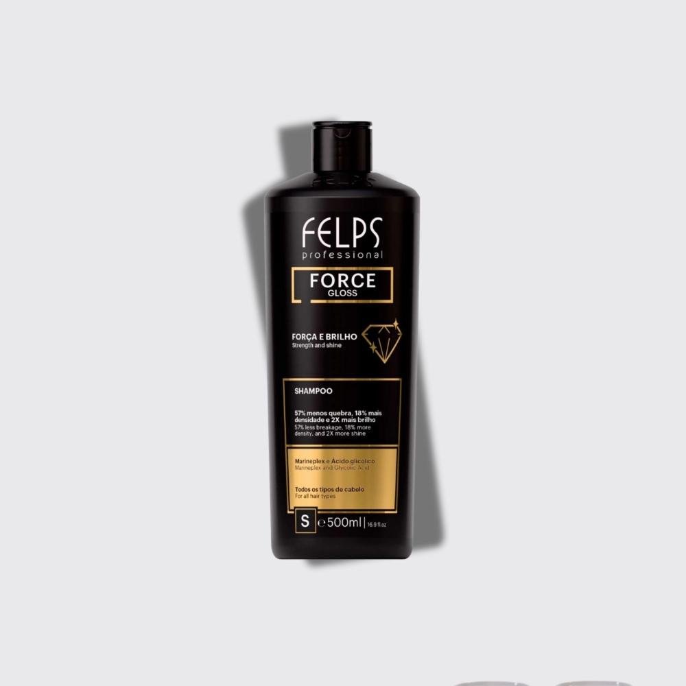 Felps Force Gloss Shampoo Força e Brilho 500 ml 500ml 4