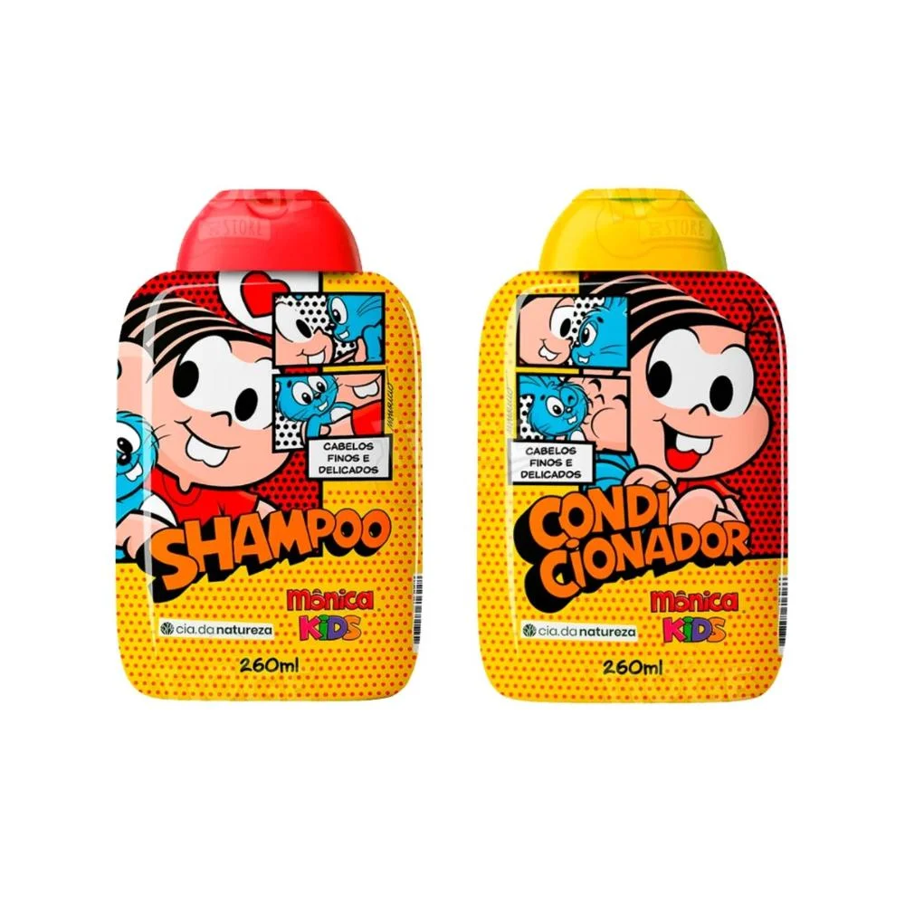 Cia da Natureza Monica Kit Shampoo Condicionador 260 ml ÚNICO 2