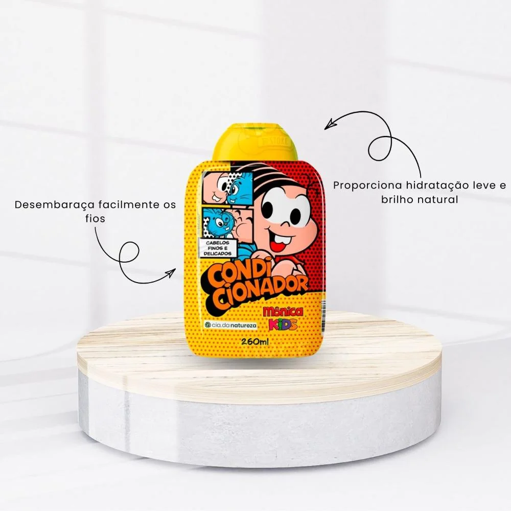 Cia da Natureza Monica Kit Shampoo Condicionador 260 ml ÚNICO 4