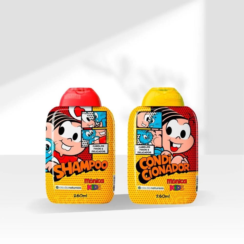 Cia da Natureza Monica Kit Shampoo Condicionador 260 ml ÚNICO 5