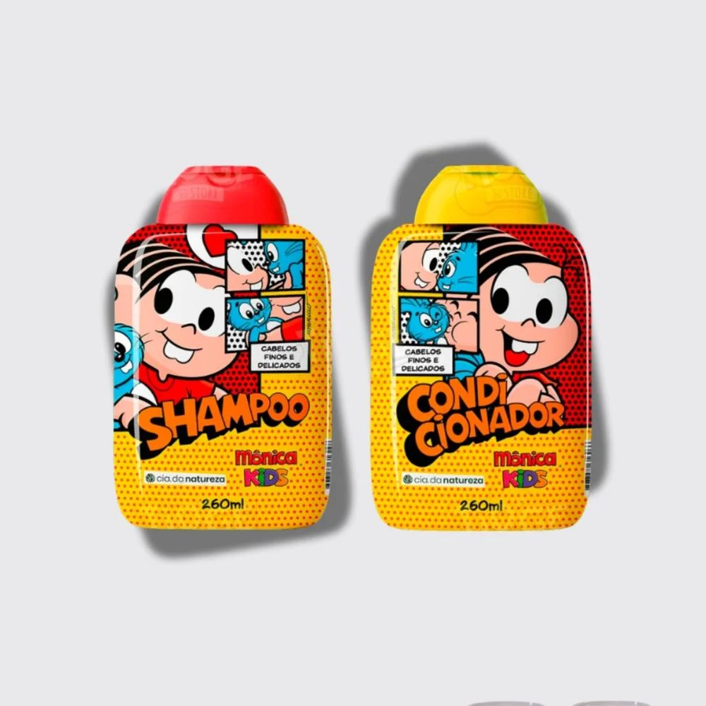 Cia da Natureza Monica Kit Shampoo Condicionador 260 ml ÚNICO 6
