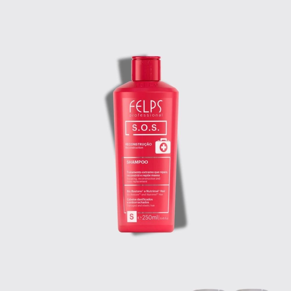 Felps SOS Reconstrução Shampoo Tratamento Capilar 500 ml 500ml 4