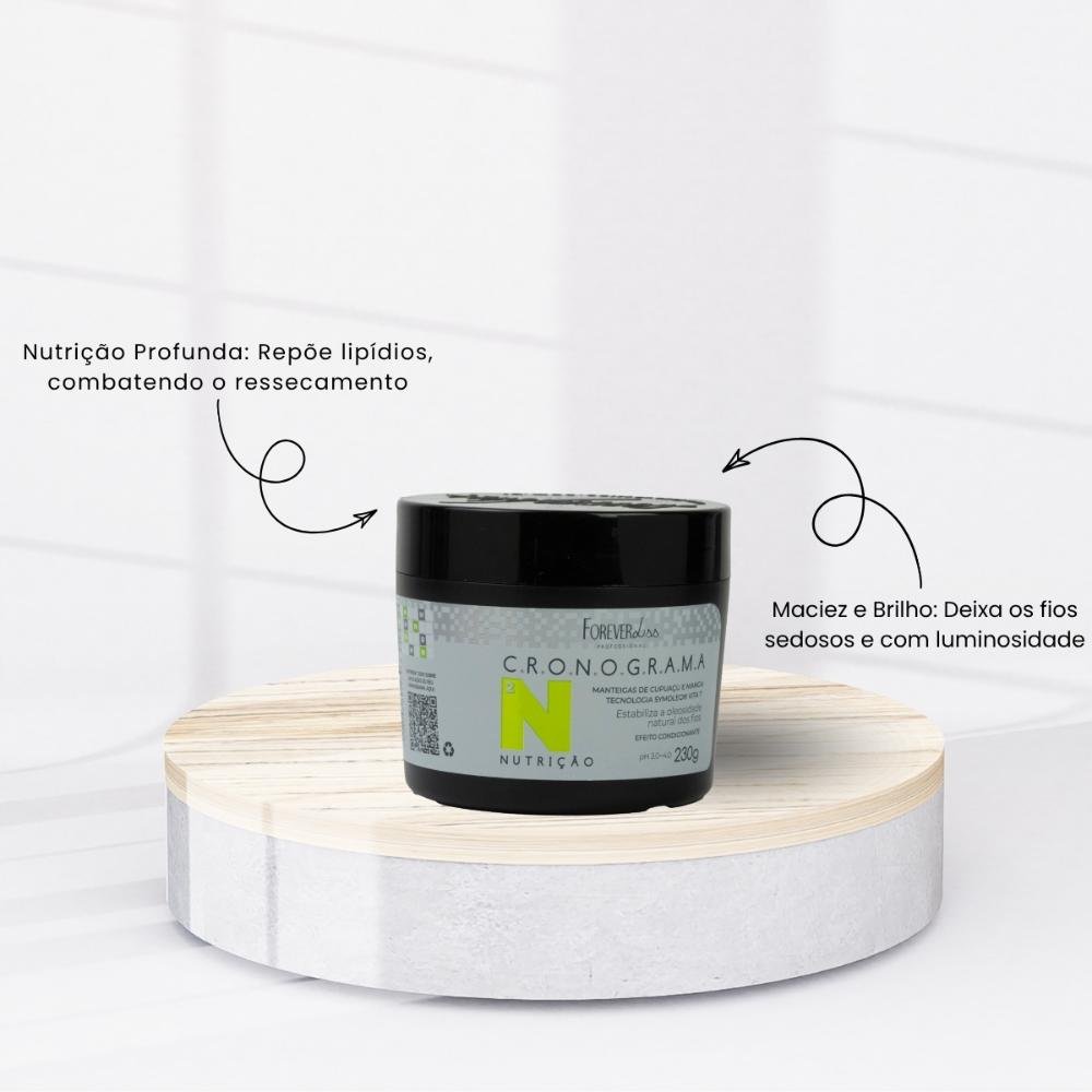 Kit Forever Liss Cronograma Nutricao 2 Máscara 230 g ÚNICO 2