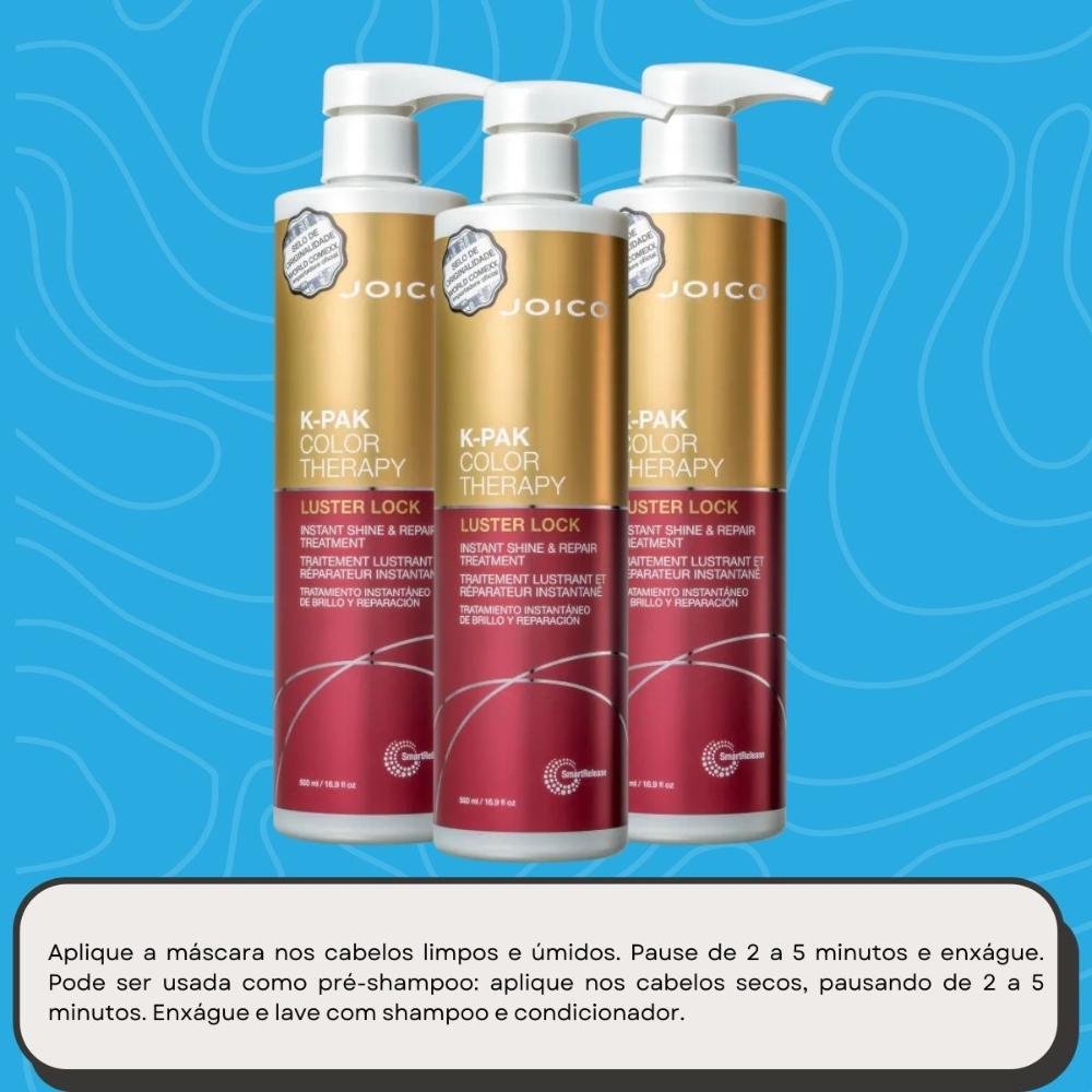 Joico K-PAK Color Therapy Luster Lock Kit 3 Máscara 500ml ÚNICO 5