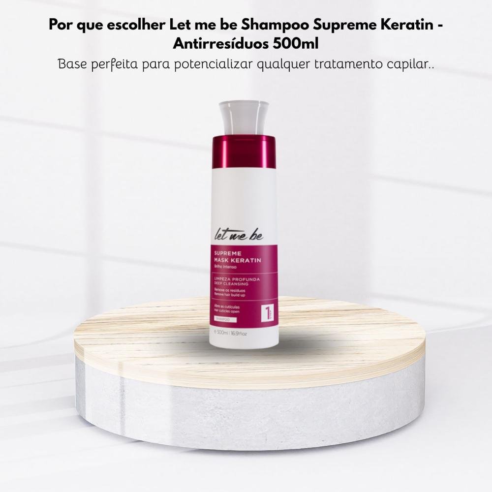 Let Me Be Supreme Mask Keratin Alinhamento Shampoo 500ml 500ml 4