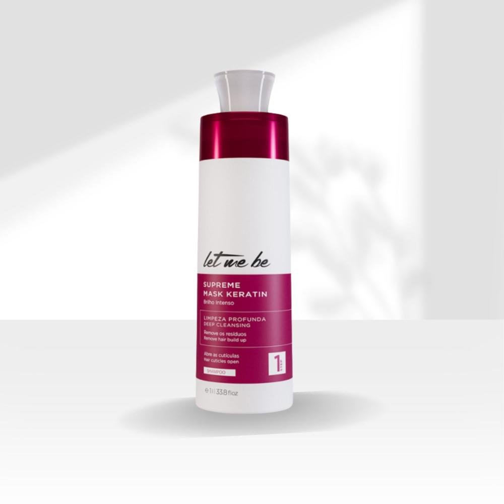 Let Me Be Supreme Mask Keratin Alinhamento Shampoo 1L 1L 3