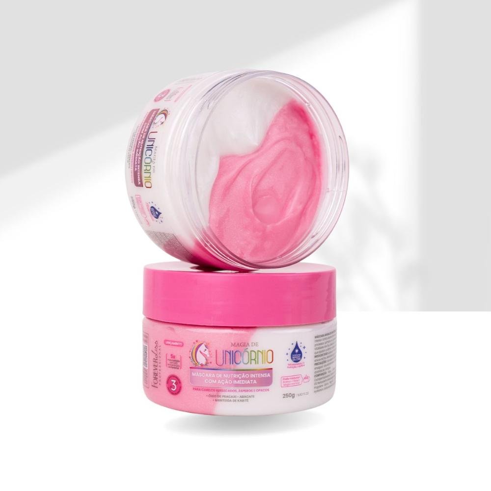 Máscara Forever Liss Magia de Unicórnio Máscara de Nutrição 250 g 250g 3