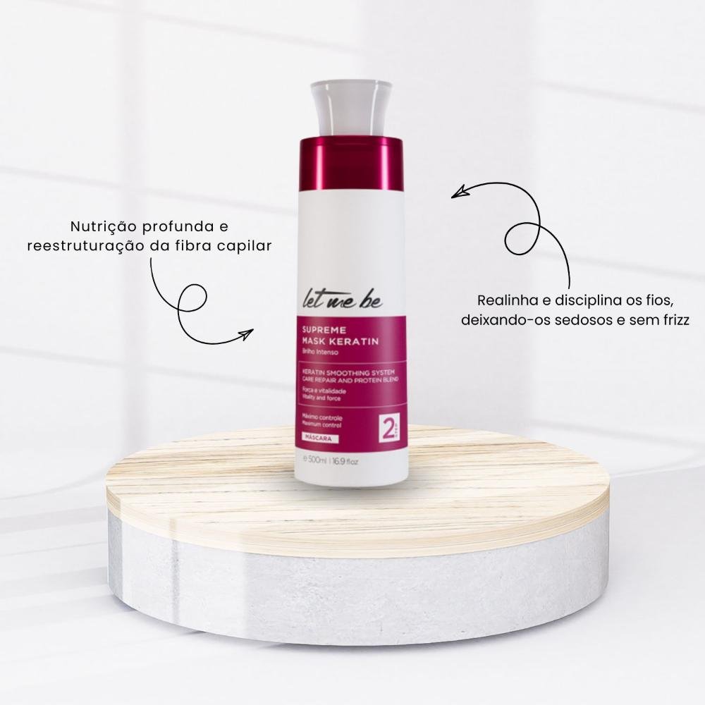 Let Me Be Supreme Mask Keratin Alinhamento Máscara 500ml 500ml 2