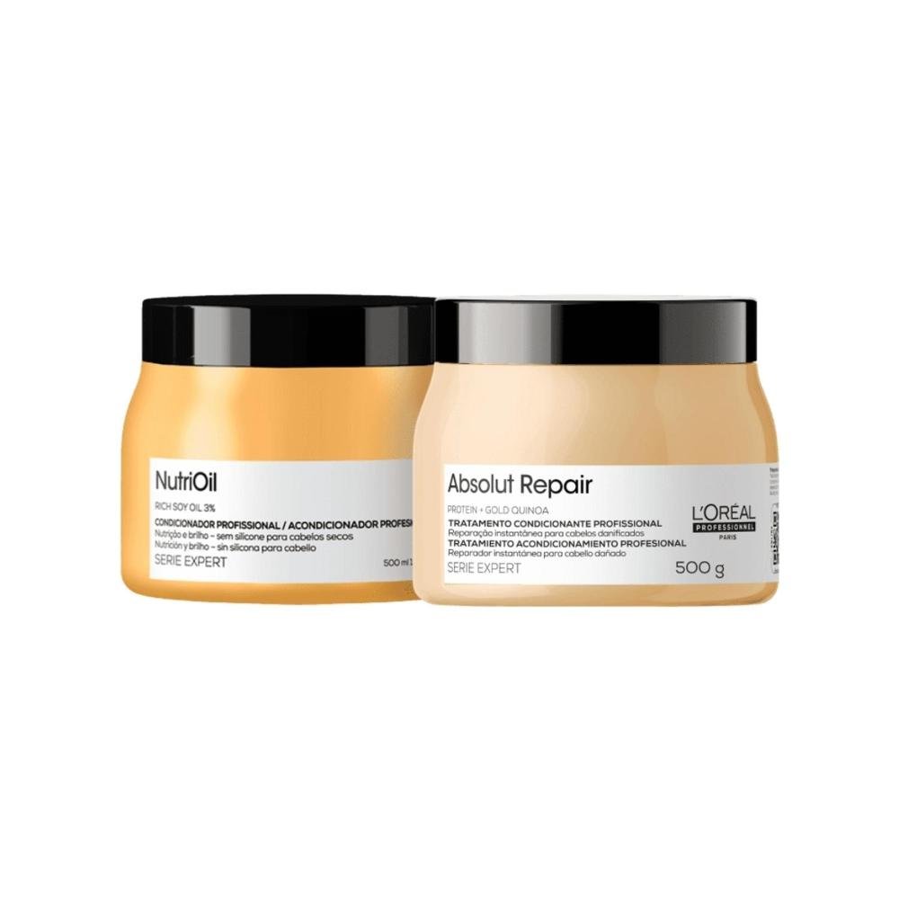 L'Oréal Absolut Repair Gold NutriOil Kit 2 Máscara 500g