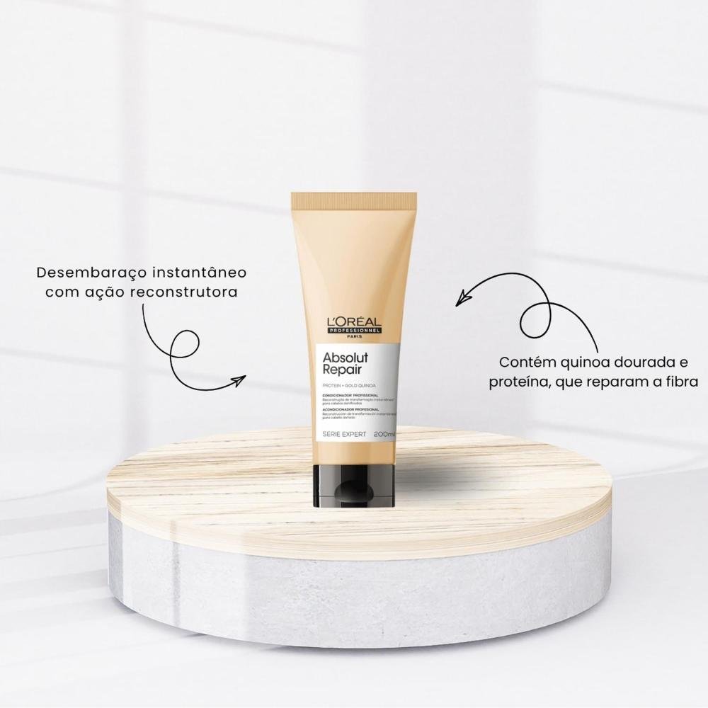 L'Oréal Absolut Repair Gold Quinoa Kit 3 Produtos ÚNICO 3