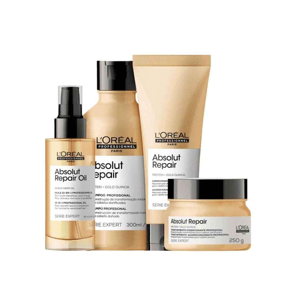 L'Oréal Absolut Repair Gold Quinoa Kit 4 Produtos