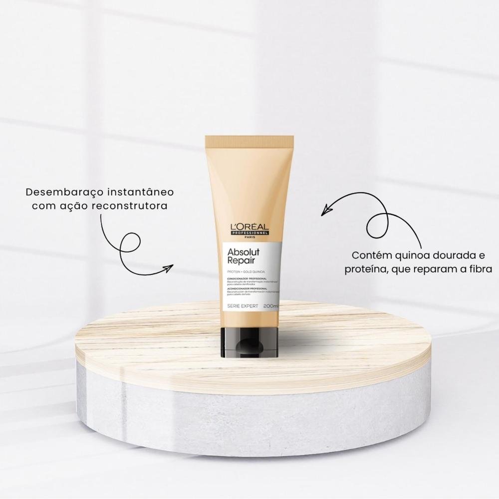L'Oréal Absolut Repair Gold Quinoa Kit 4 Produtos ÚNICO 3