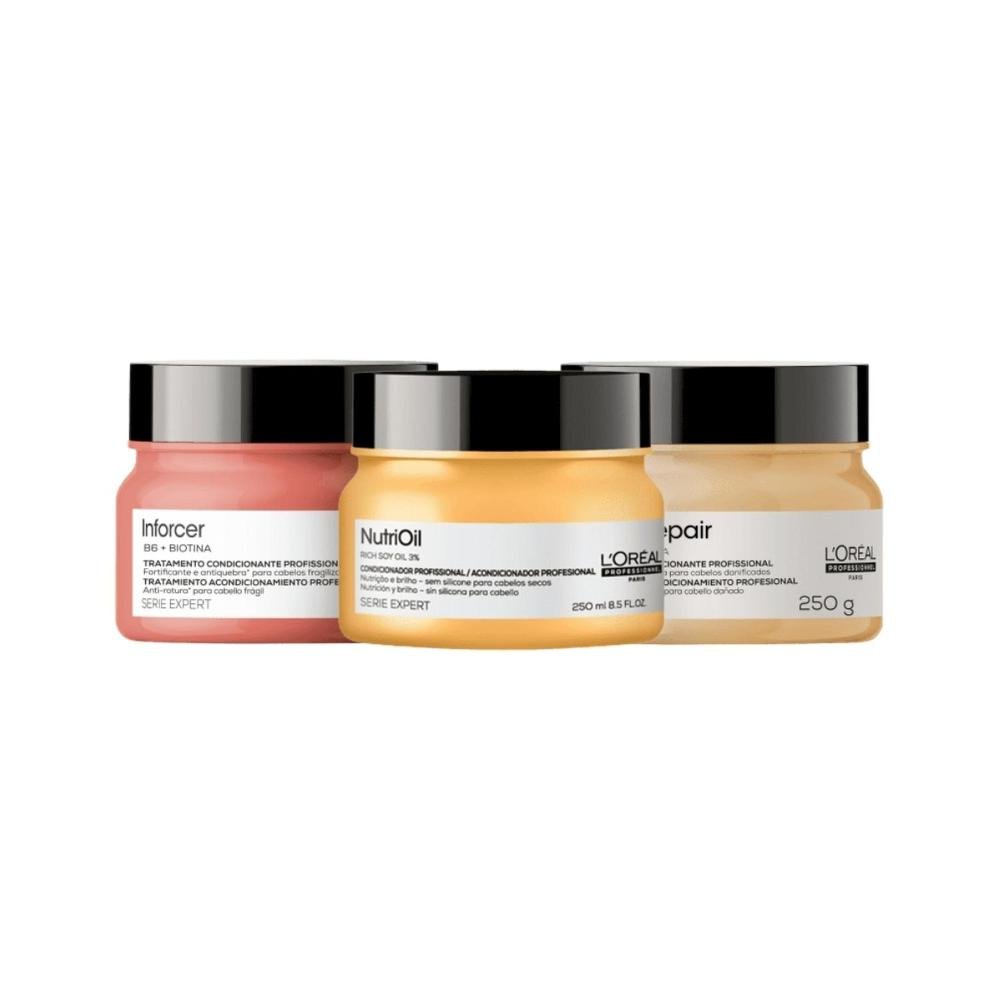 L'Oréal Absolut Repair Gold NutriOil Inforcer Kit 3 Produtos