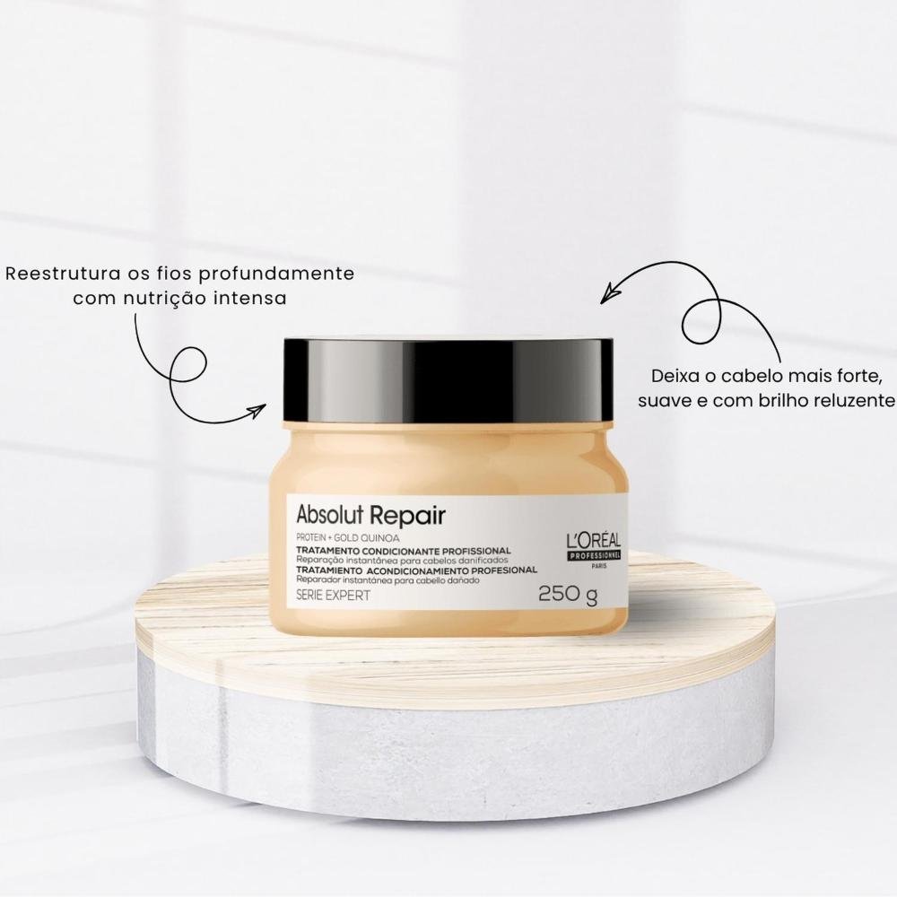 L'Oréal Absolut Repair Gold NutriOil Inforcer Kit 3 Produtos ÚNICO 4