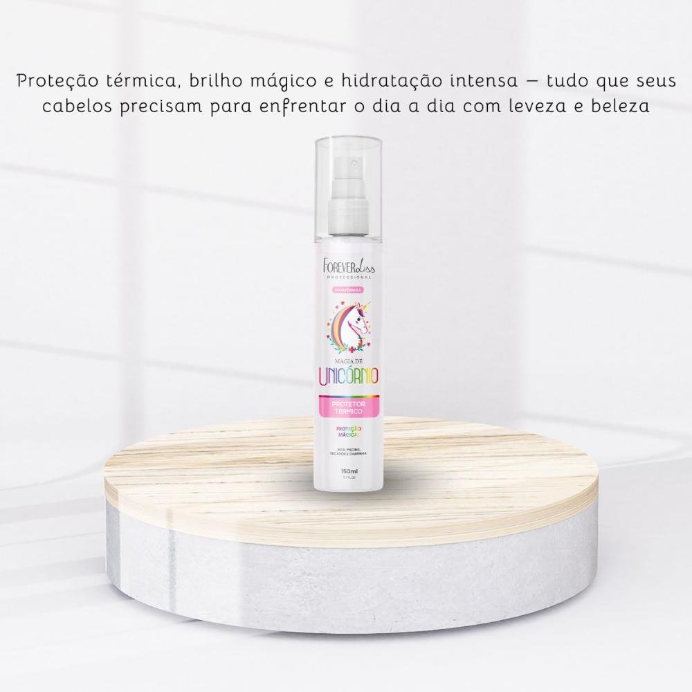Protetor Térmico Forever Liss Magia de Unicórnio 150 g 150g 4