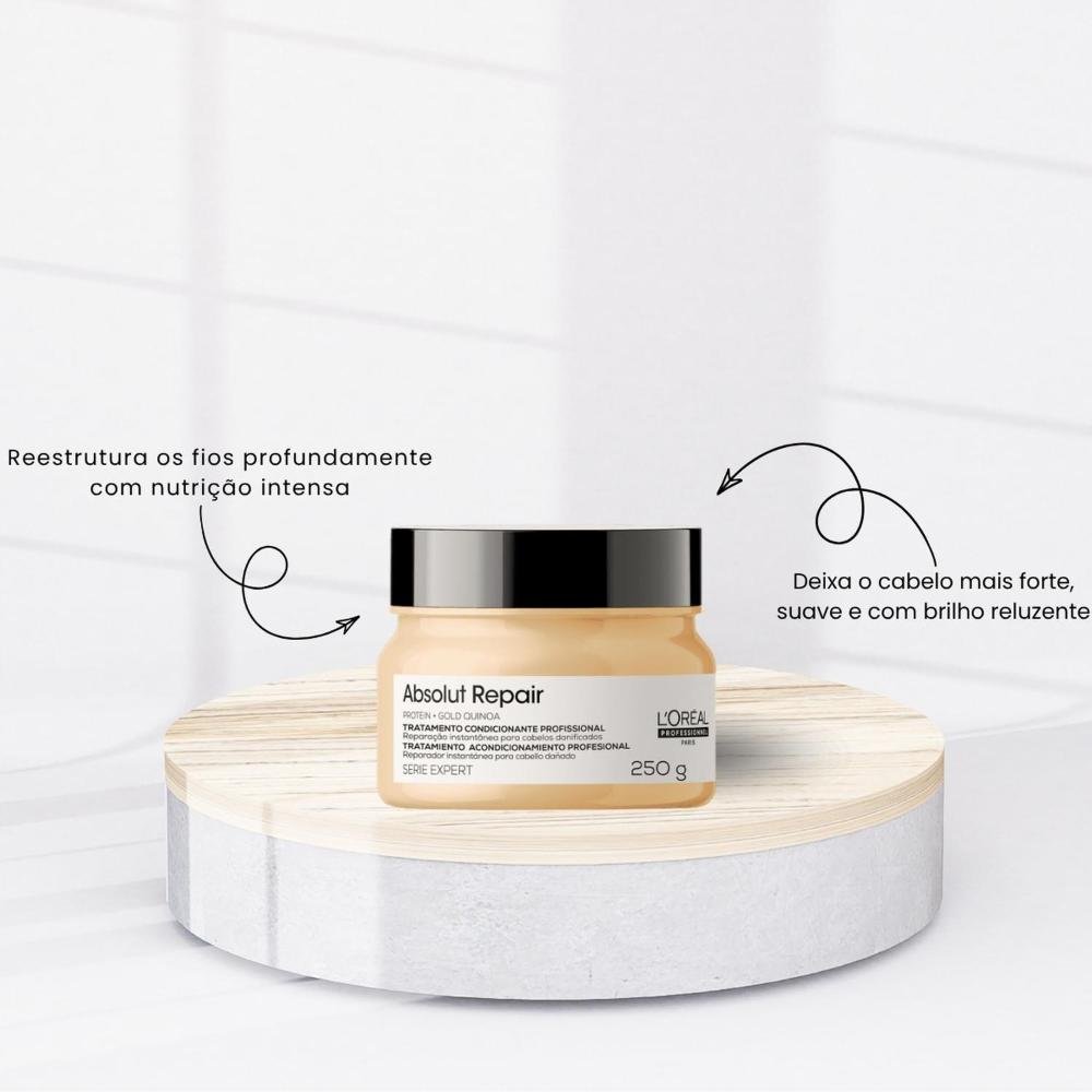 L'Oréal Professionnel Absolut Repair Kit Shampoo e Máscara ÚNICO 3