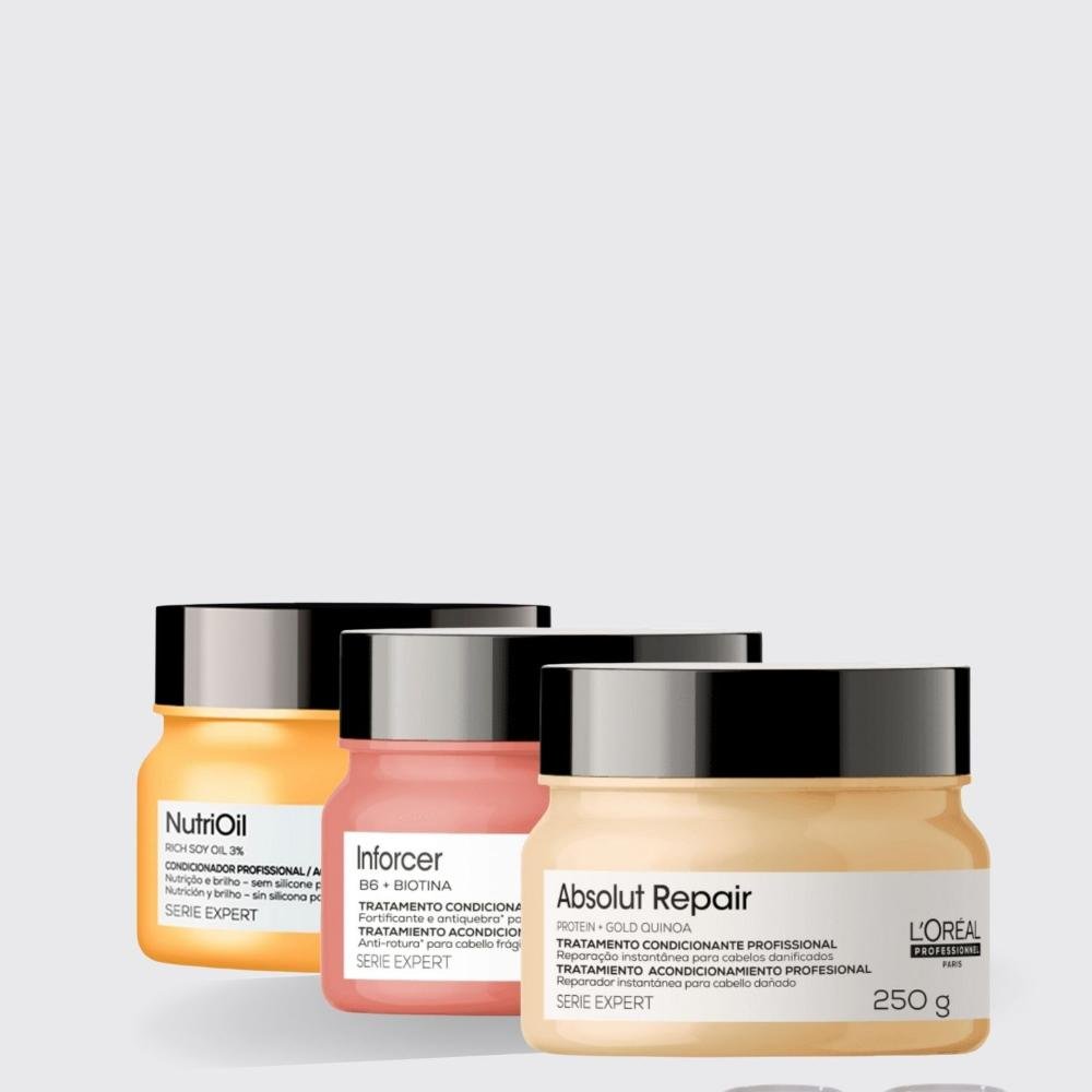 L'Oréal Expert Kit Cronograma Capilar Máscaras 250g ÚNICO 4