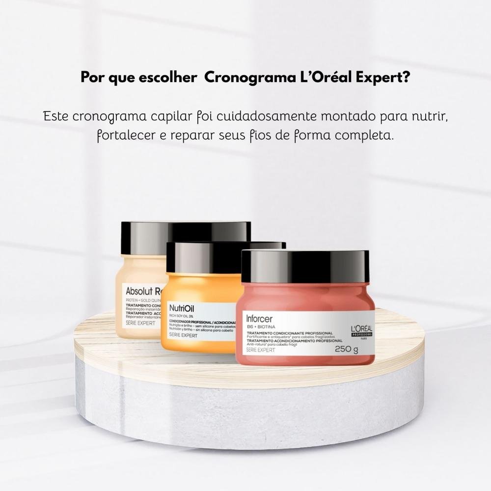 L'Oréal Expert Kit Cronograma Capilar Máscaras 250g ÚNICO 5