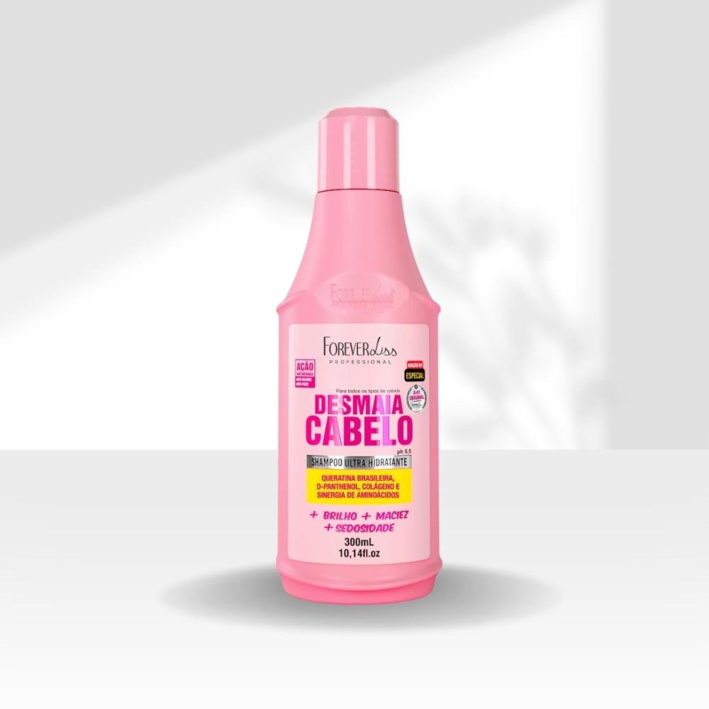 Kit Forever Liss Desmaia Cabelo 3 Shampoo 300 ml ÚNICO 3