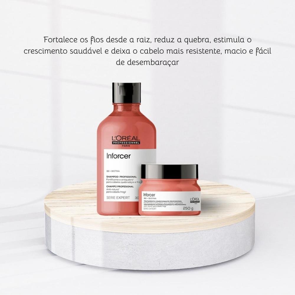 L'Oréal Professionnel Inforcer Kit Shampoo e Máscara ÚNICO 4