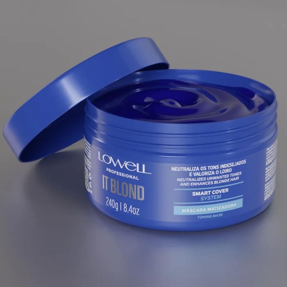 Lowell It Blond Máscara Matizadora Neutraliza Amarelado 240g 240g 6