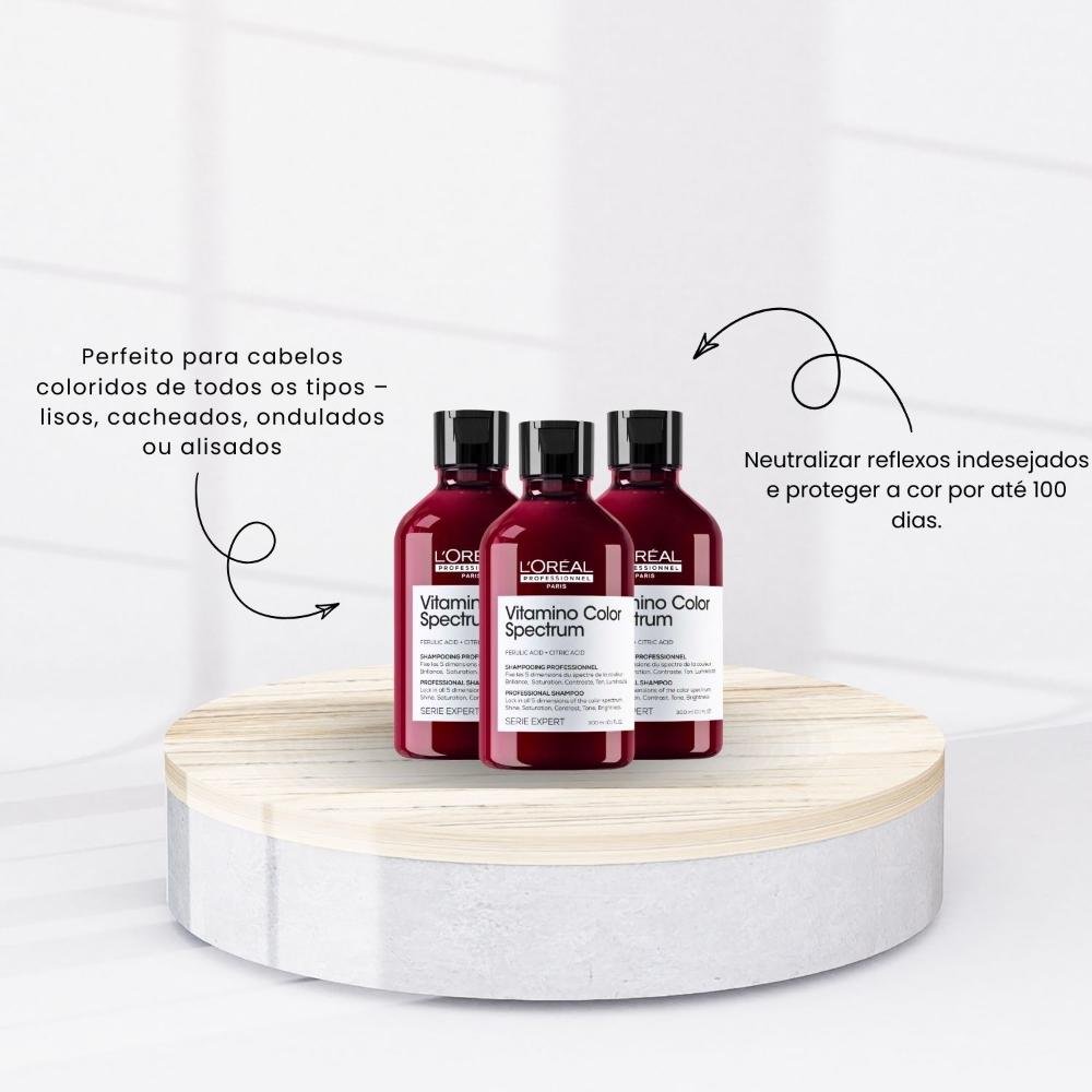 Kit Loreal Vitamino Color Spectrum 3 Shampoo 300 ml ÚNICO 2