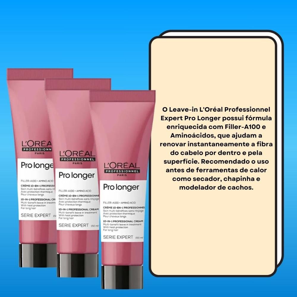 L'Oréal Professionnel Pro Longer Kit 3 Leave-in 150ml ÚNICO 3