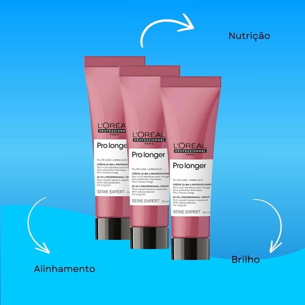 L'Oréal Professionnel Pro Longer Kit 3 Leave-in 150ml ÚNICO 4
