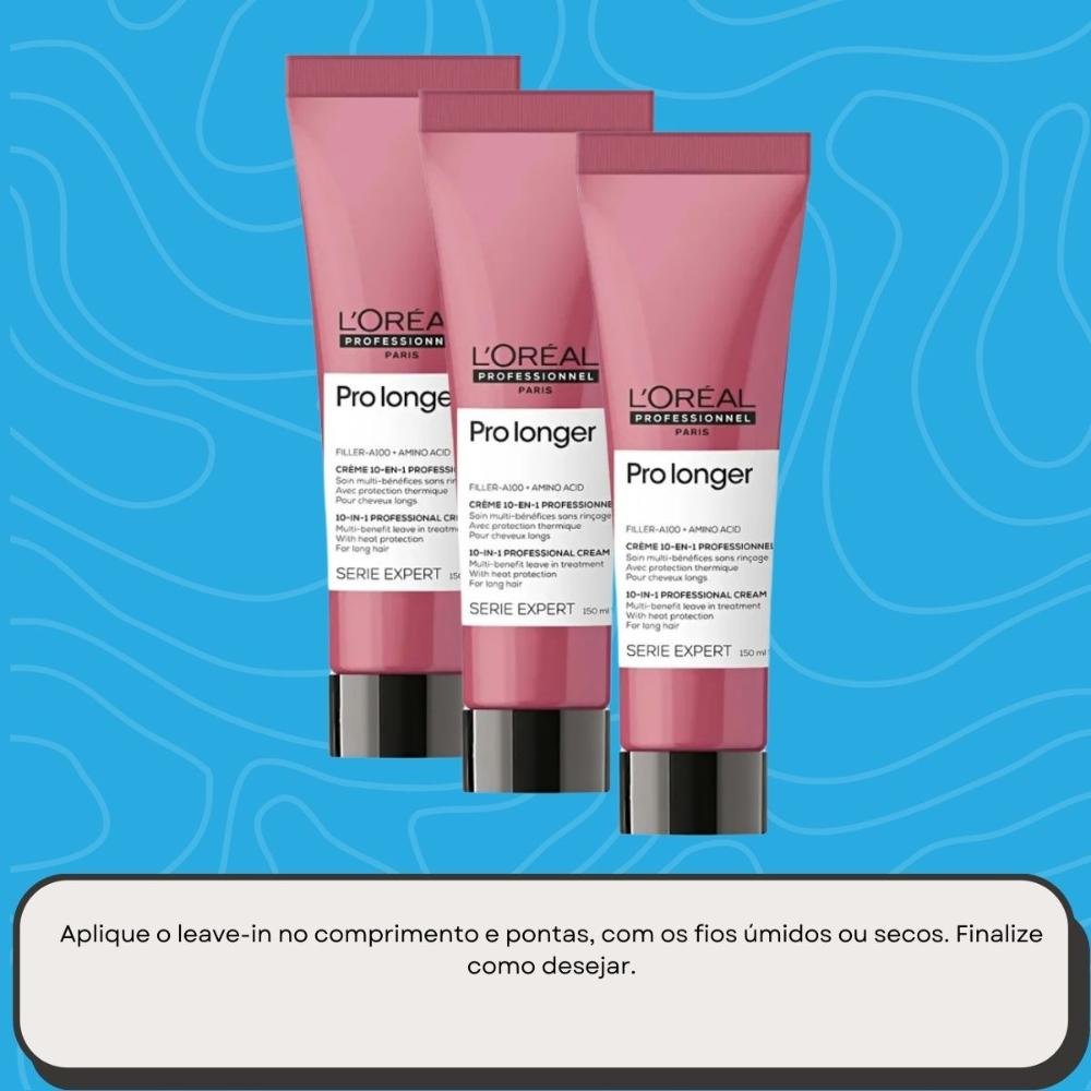 L'Oréal Professionnel Pro Longer Kit 3 Leave-in 150ml ÚNICO 5