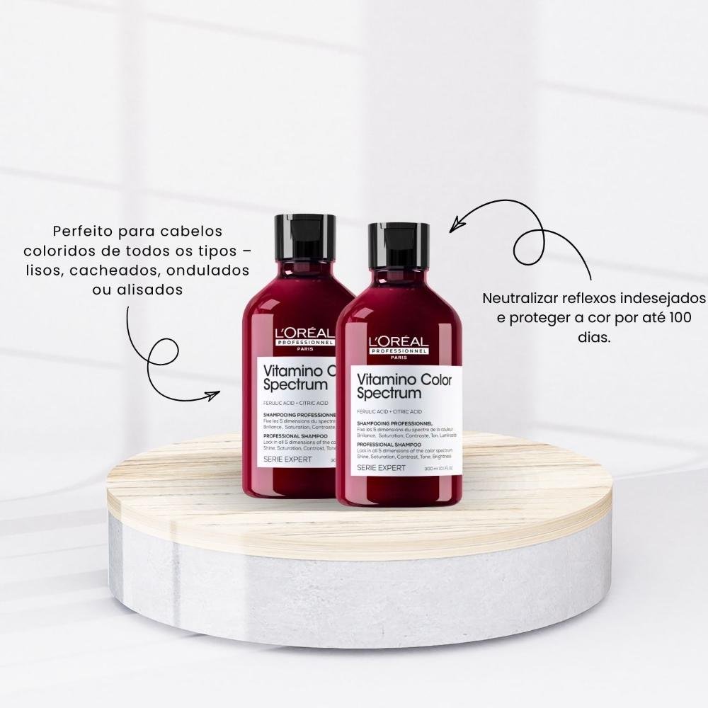 Kit Loreal Vitamino Color Spectrum 2 Shampoo 300 ml ÚNICO 2