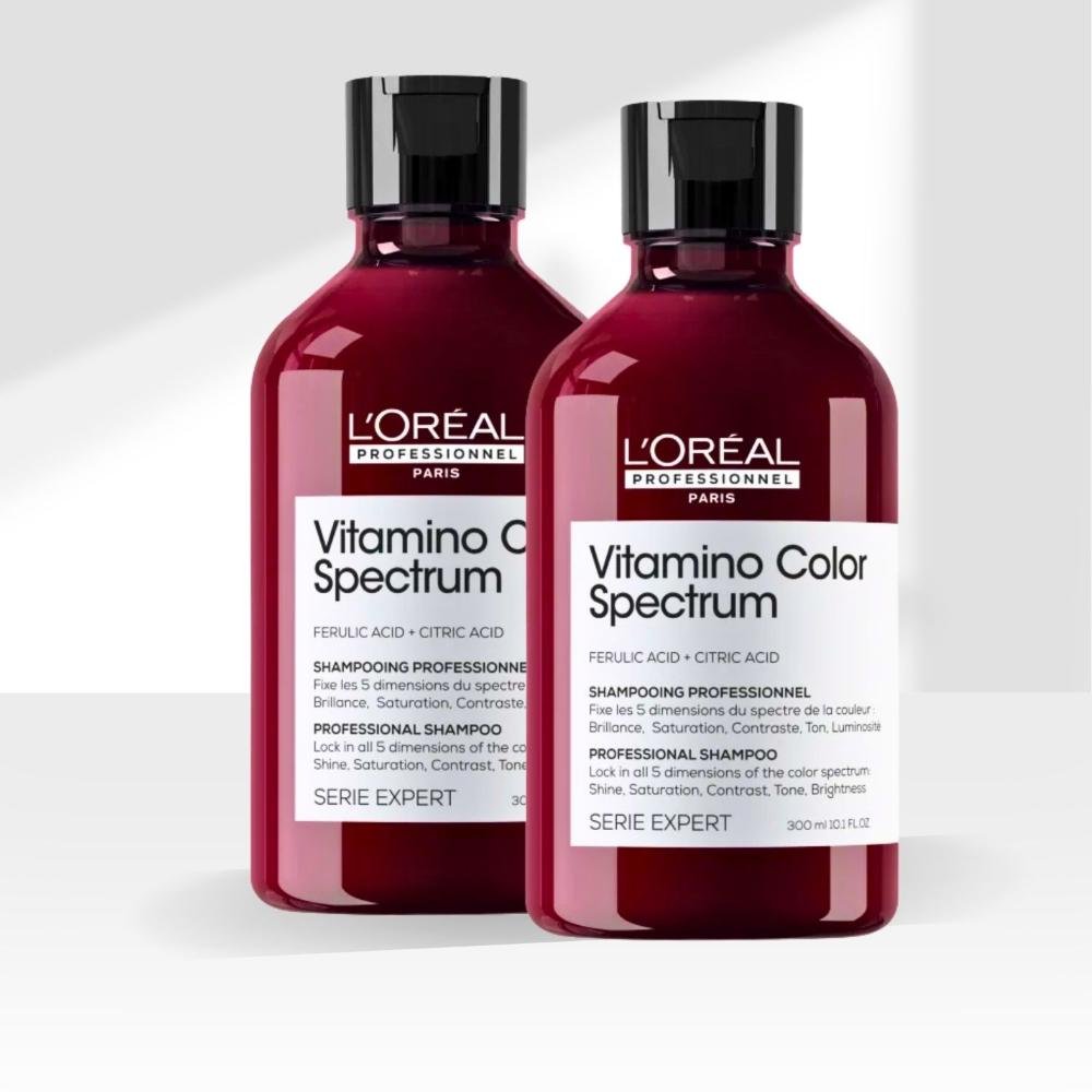 Kit Loreal Vitamino Color Spectrum 2 Shampoo 300 ml ÚNICO 3