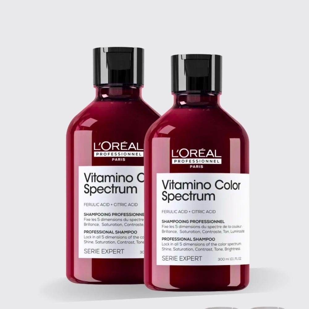 Kit Loreal Vitamino Color Spectrum 2 Shampoo 300 ml ÚNICO 4
